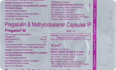 Pregabel M Strip Of 10 Capsules