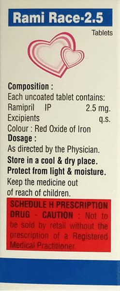 Rami Race 2.5mg Strip Of 10 Tablets