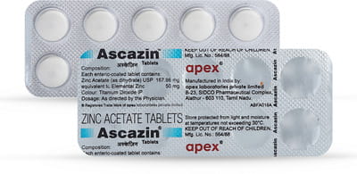 Ascazin 50mg Strip Of 10 Tablets