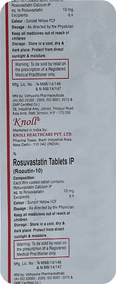 Rozutin 10mg Strip Of 10 Tablets