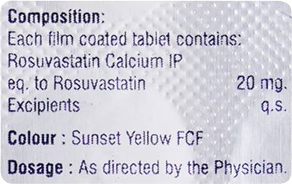 Rozutin 20mg Strip Of 10 Tablets