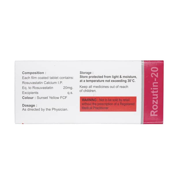 Rozutin 20Mg Strip Of 10 Tablets
