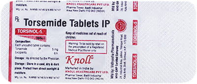 Torsinol 5mg Strip Of 10 Tablets