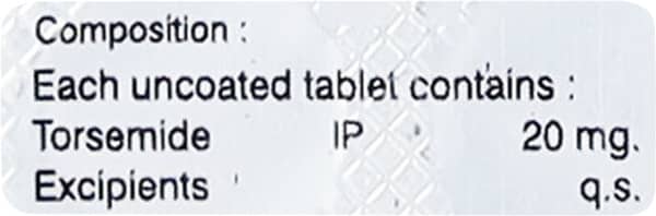Torsinol 20mg Strip Of 10 Tablets