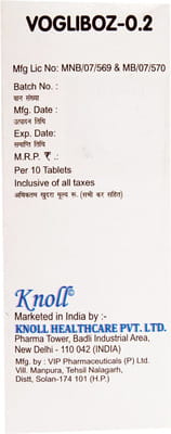 Vogliboz 0.2mg Strip Of 10 Tablets