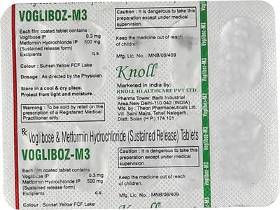 Vogliboz M3 Strip Of 10 Tablets