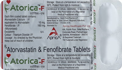 Atorica F 10mg Strip Of 10 Tablets