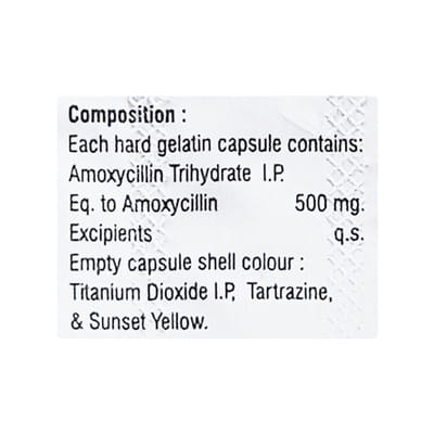 Zymox 500mg Strip Of 10 Capsules