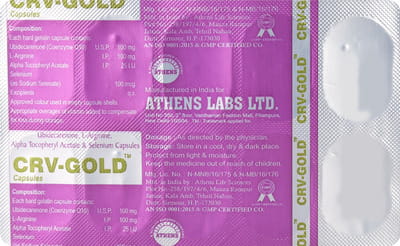 Crv Gold Strip Of 10 Capsules