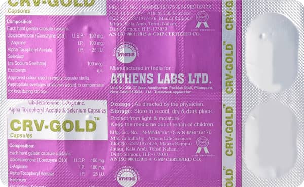 Crv Gold Strip Of 10 Capsules