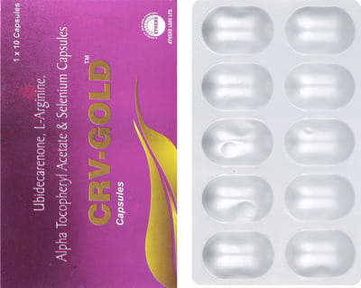 Crv Gold Strip Of 10 Capsules