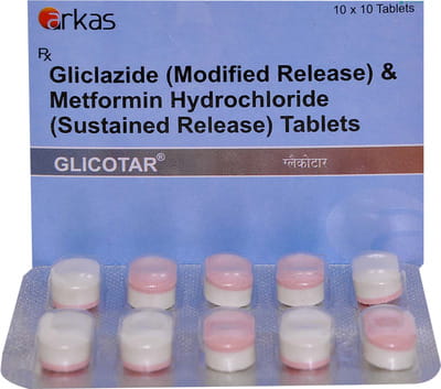 Glicotar Strip Of 10 Tablets