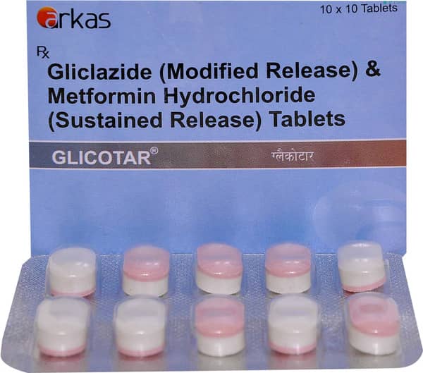 Glicotar Strip Of 10 Tablets