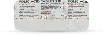 फोलाइट 10 टैबलेट की स्ट्रिप