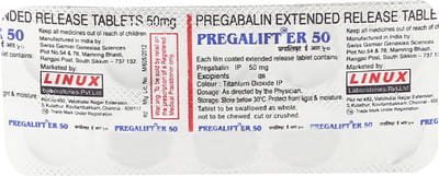 Pregalift Er 50mg Strip Of 10 Tablets