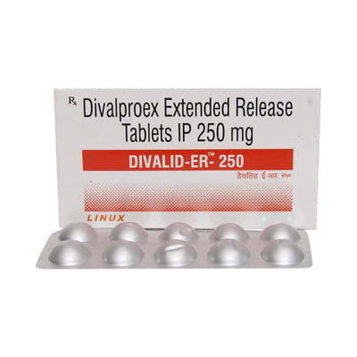 Divalid Er 250mg Strip Of 10 Tablets