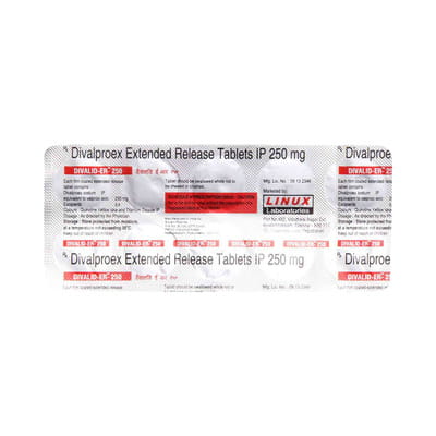 Divalid Er 250mg Strip Of 10 Tablets