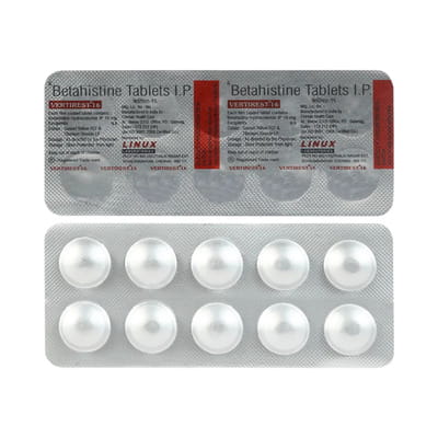 Vertirest 16mg Strip Of 10 Tablets