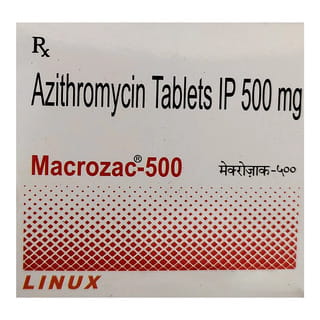 Macrozac 500Mg Strip Of 10 Tablets