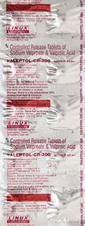 Valeptol Cr 300Mg Strip Of 10 Tablets