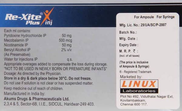 Re-Xite Plus Injection