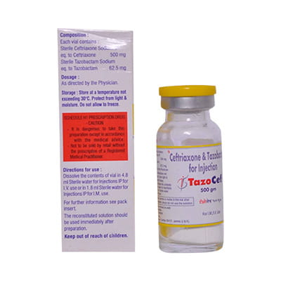 Extacef Tazo 500mg Injection