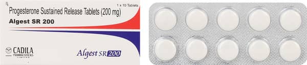 Algest Sr 200mg Strip Of 10 Tablets