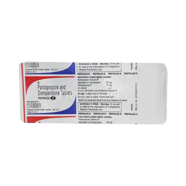 Pentaloc D 20mg Strip Of 10 Tablets
