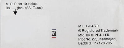 Amlip At 5/50mg Strip Of 10 Tablets
