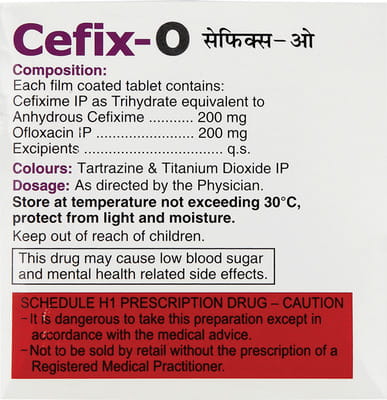 Cefix O Strip Of 10 Tablets