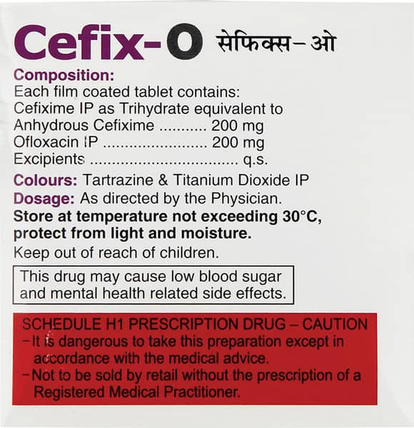 Cefix-O Tablet