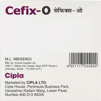 Cefix O Strip Of 10 Tablets