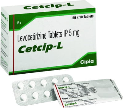 Cetcip L 5mg Strip Of 10 Tablets