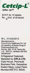 Cetcip-L Tablet: Uses, Side Effects, Price, Dosage & More Info - PharmEasy