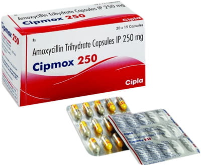 Cipmox 250mg Strip Of 15 Capsules