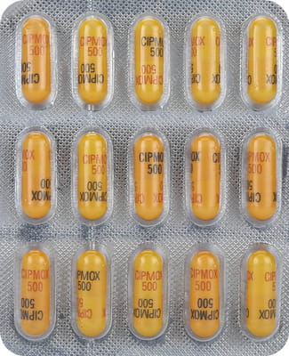 Cipmox 500mg Strip Of 15 Capsules