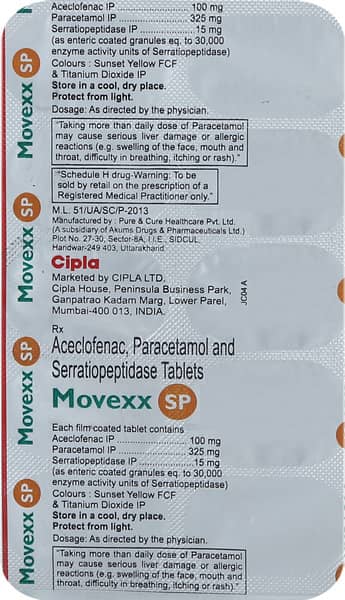 Movexx SP Tablet