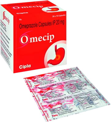 Omecip 20mg Strip Of 15 Capsules