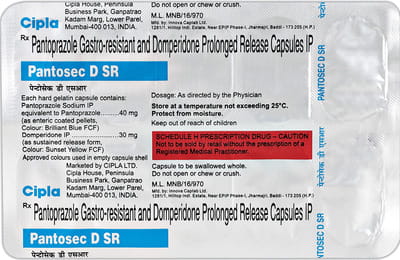 Pantosec Dsr Strip Of 10 Capsules