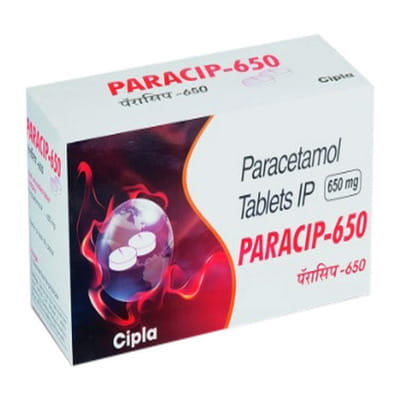 Paracip 650mg Strip Of 10 Tablets