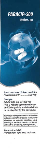 Paracip 500 Tablet
