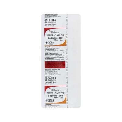Cadixim Of Tablets