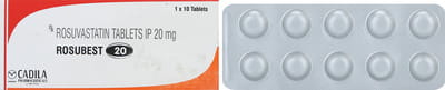 Rosubest 20mg Strip Of 10 Tablets