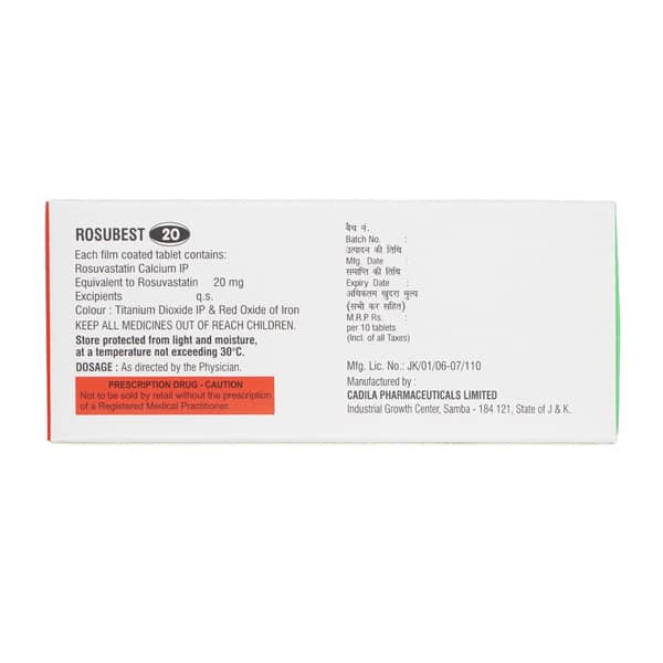 Rosubest 20 Tablet