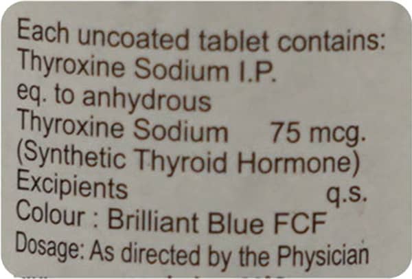 Thyromed 75mcg Tablet