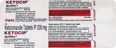 Ketocip 200mg Strip Of 10 Tablets