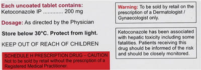 Ketocip 200mg Strip Of 10 Tablets