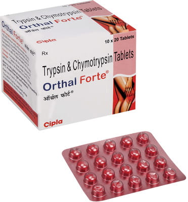 Orthal Forte Strip Of 20 Tablets