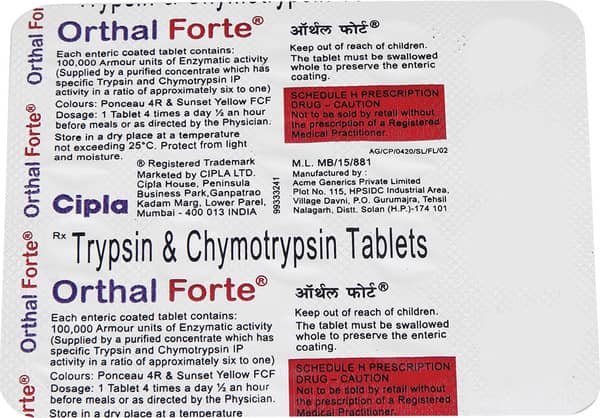 Orthal Forte Tablet