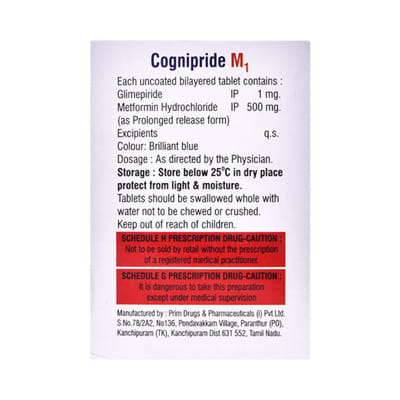 Cognipride M 1mg Strip Of 10 Tablets